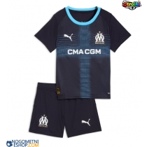 Otroški Nogometni dresi Olympique de Marseille Gostujoči 2025-26 Kratek Rokav (+ Kratke hlače)